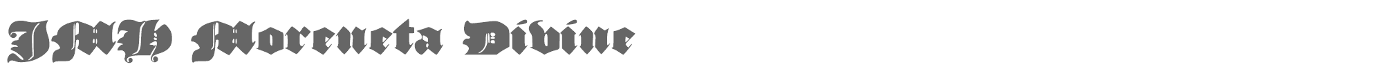 JMH Moreneta Divine JMH Moreneta Divine.ttf font preview
